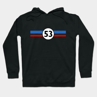 Herbie 53 Classic Racing Car 1963 Circle Logo #3 Hoodie